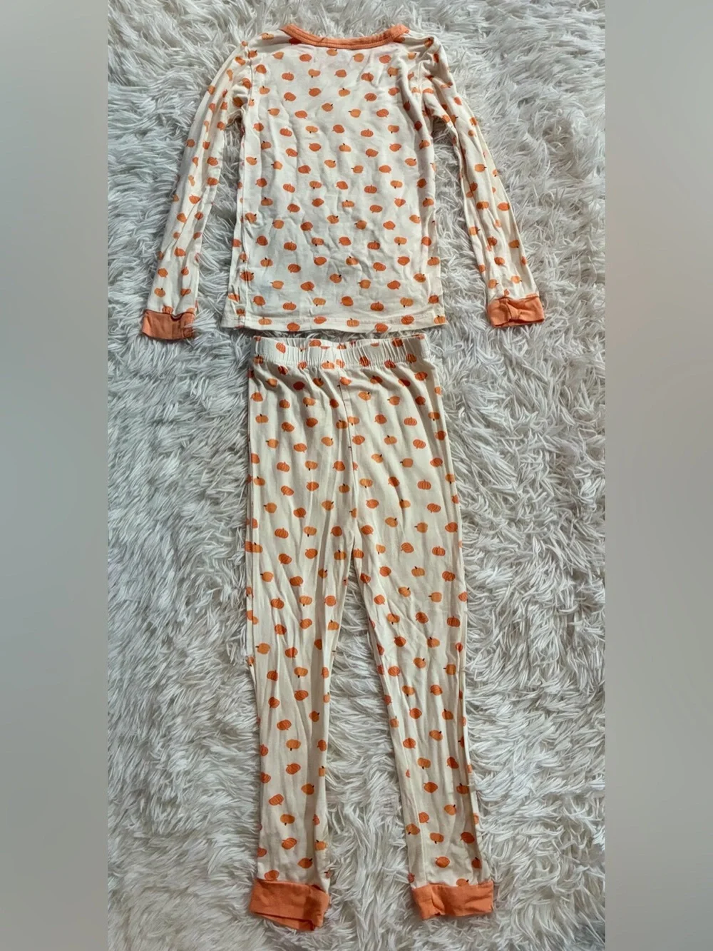 Milkberry Pumpkin Fall Halloween Bamboo Pajamas Pajama Set Girls Boys Unisex 5T
